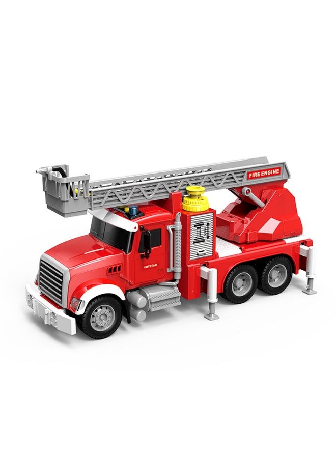 Dwi Dowellin Dwi Dowellin Kids Fire Truck Toys for 3 4 5 6 Years Old Boys, Fire Rescue Vehicle with Shooting Water,Lights and Sounds  - Image 4