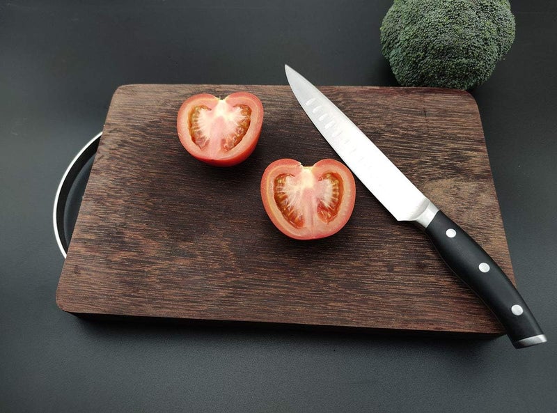 kakamono Carving Knife and Fork Set - with 8" Carving Knife &8" Straight Metal Fork Triple-Rivet German Steel Forged Kitchen Carving Set, Professional Meat Carving Knife Gourmet BBQ Tool Set - Image 5