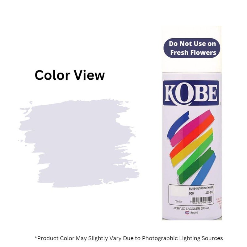 Oasis Kobe Colour Spray Paint Multi-Surface For Wood, Metal, Wall, Glass, Fabric (White) - Image 2