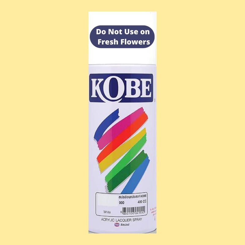 Oasis Kobe Colour Spray Paint Multi-Surface For Wood, Metal, Wall, Glass, Fabric (White) - Image 1