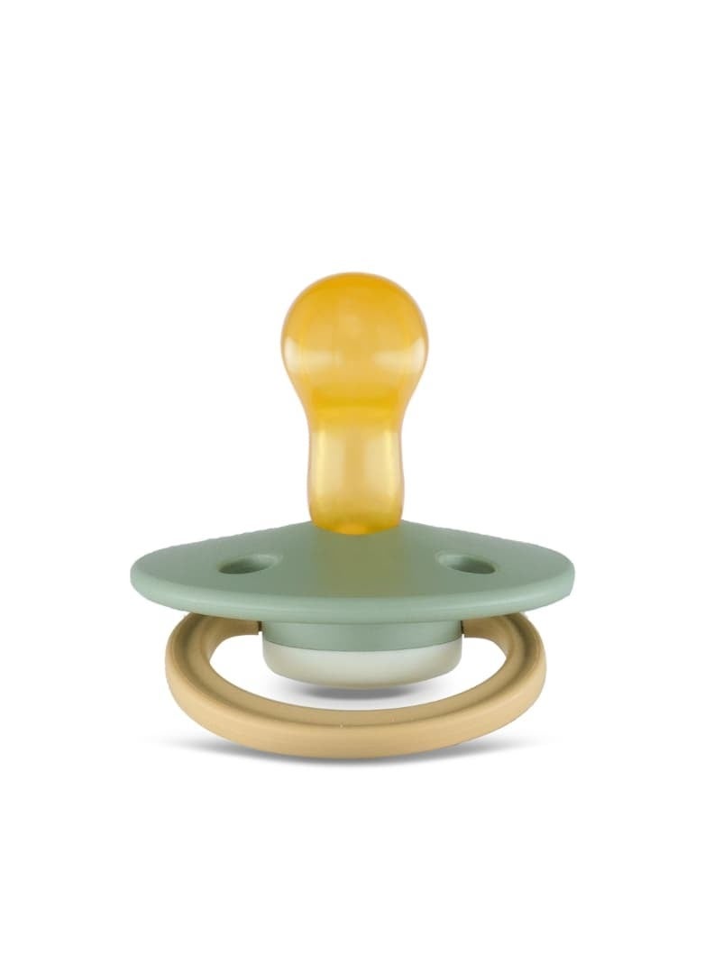Rebael Fashion Natural Rubber Round Pacifier Size 1 - Baby 0-6M (1-pack) - Cloudy Pearly Lion - Image 2