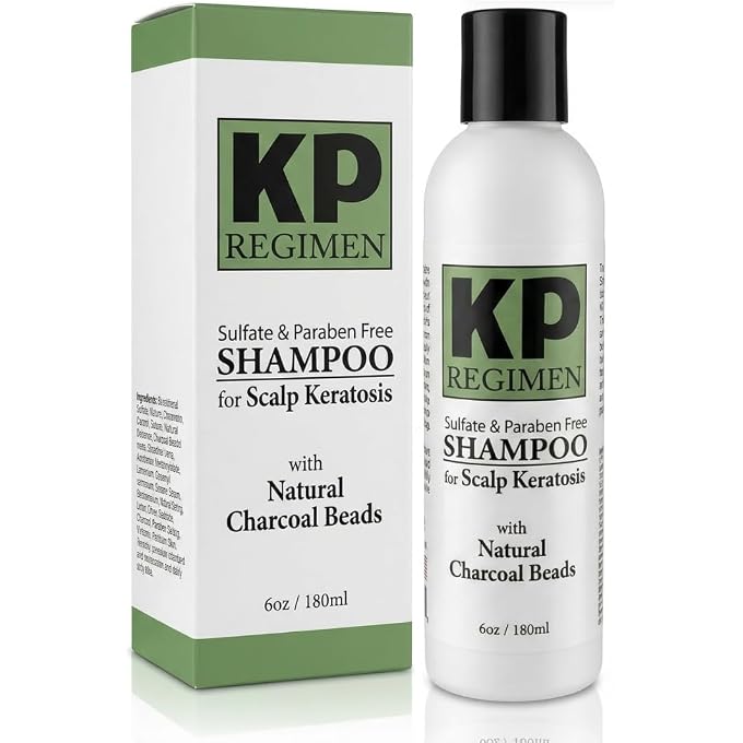 Ovante KP Regimen Keratosis Pilaris Shampoo With Charcoal Beads and Tea Tree Oil For Soothing and Healing Itchy, Keratosis Prone Scalp 6.0 OZ - Image 1