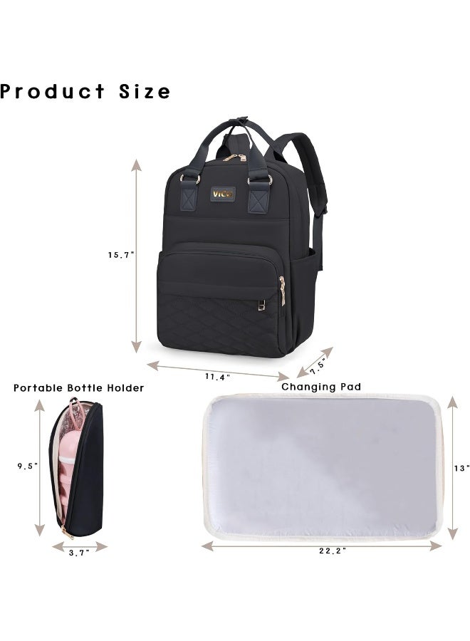 فيكو VICO Diaper Bag Backpack - Multifunction Travel Back Pack - Image 2
