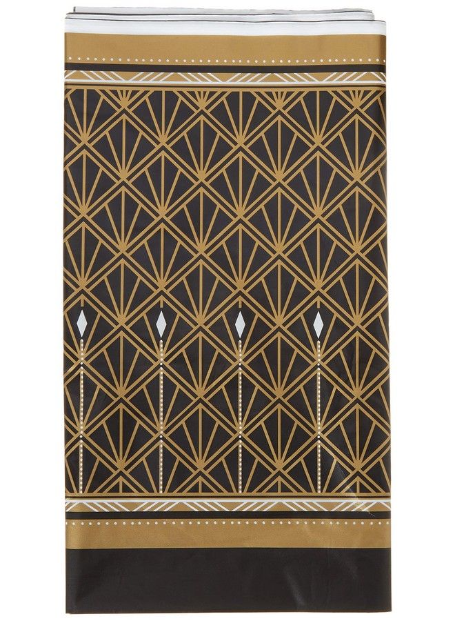 Amscan Glitz & Glam Plastic Table Cover 54" X 96", Multicolor, 1 Pc. - Image 2