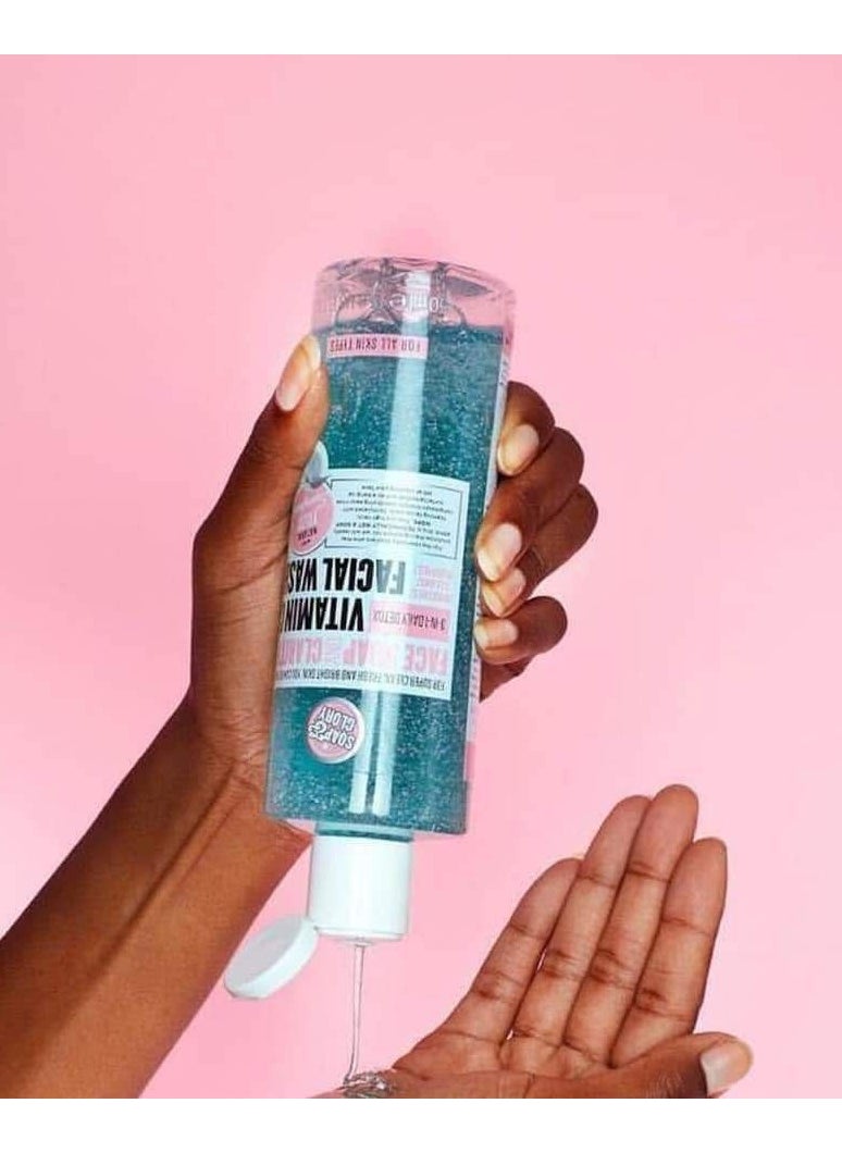 Soap & Glory Soap & Glory Face Soap and Clarity 3-In-1 Daily Detox Vitamin C Facial Wash, 350 ml  - Image 2