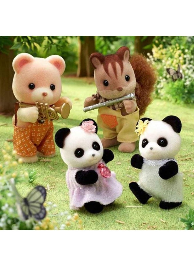 Calico Critters Calico Critters Pookie Panda Family, Dolls, Dollhouse Figures, Collectible Toys with 4 Figures Included  - Image 5