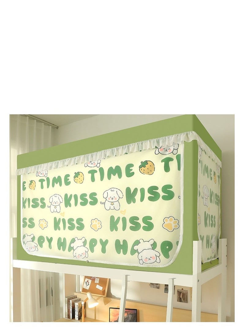 Y&D Bed Canopy Tents Curtain Blackout Curtain Single Bed Tent Curtain Student Shading Cloth Bed Canopy Mosquito Net Student Sleep Privacy Protection - Image 4