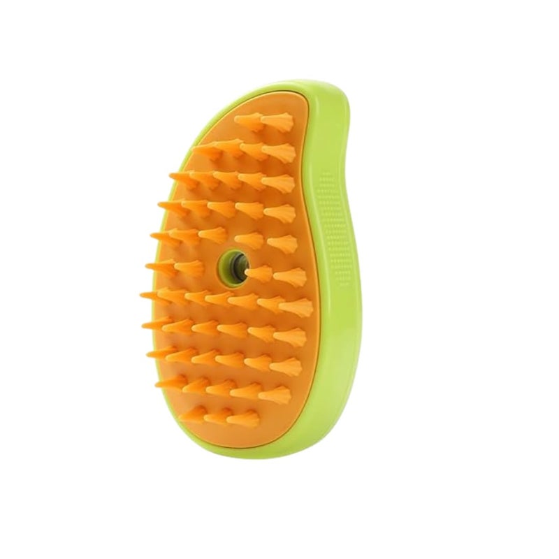Healing Leaf H & W's Cat Steam Brush,Dog Steam Brush,Steam Brush for Cats & Dogs,3 in 1 Steamy Pet Brush,Steaming Pet Hair Brush,Cat & Dog Comb with Steam,Pet Grooming Brush for Cats (Color May Vary) - Image 1