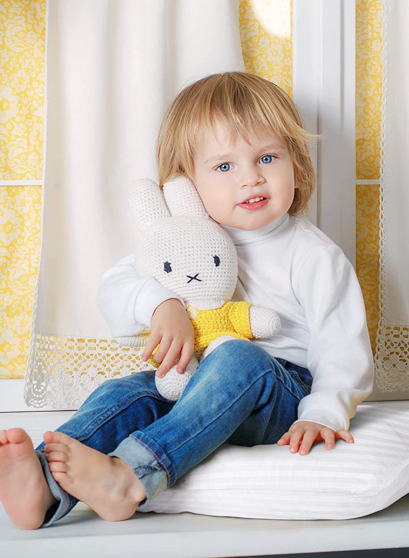 إي وورلد عبوة من قطعتين وسادة نوم للأطفال الصغار مصنوعة من مزيج القطن مع حشوة من البوليستر لغرفة المنزل والفندق - Image 3