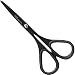 ALLEX\アレックス ALLEX Mini Black Scissors for Office 39 NonStick All Purpose Slim Thin Low Profile Scissors Made in JAPAN All Metal Sharp Japanese Stainless Steel Blade with NonSlip Soft Ring Black - Image 2