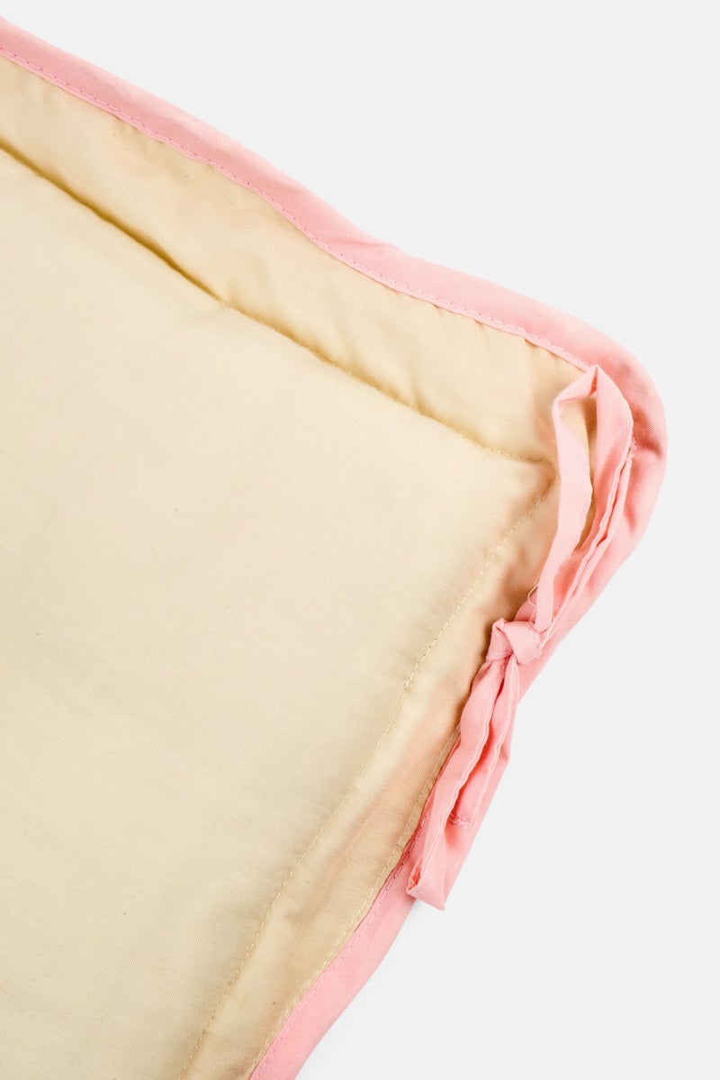 Muy Mucho Striped Seat Cushion 43 H x 43 L cm, White Combo - Image 3