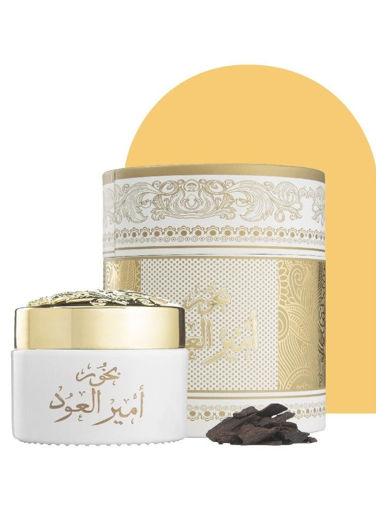 عود لافر بخور أمير العود 30 جرام برائحة شرقية فاخرة وثبات عالي للاستخدام اليومي والمناسبات - Image 1