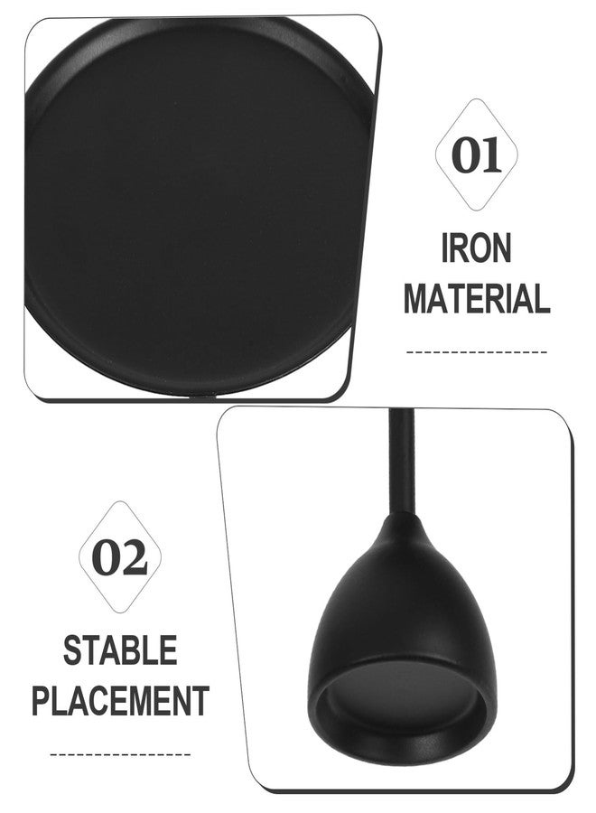 TOYANDONA Miniature Dollhouse End Table, 1:12 Scale Mini House Round Side Tea Table Model for Dinning Living Room Decorations Doll House Furniture Accessories - Image 3