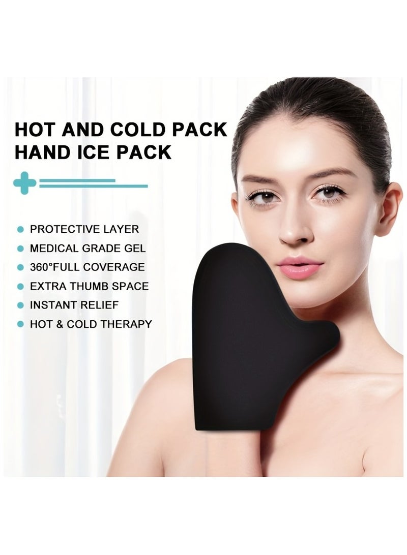 Ru syanl Single Pack Reusable Ice Therapy Glove Cold and Hot Compress Ice Pack for Fingers Pain Hand Injuries - Image 1