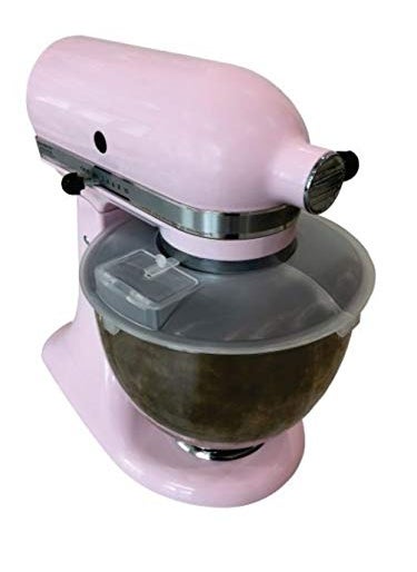 DR. ORGANIZER Exclusively for Kitchen Aid 45 Mixing Bowl USA Patented 3 in 1 Splatter cover Eliminates the mess Securely seals and has easy access door for adding additional ingredients 