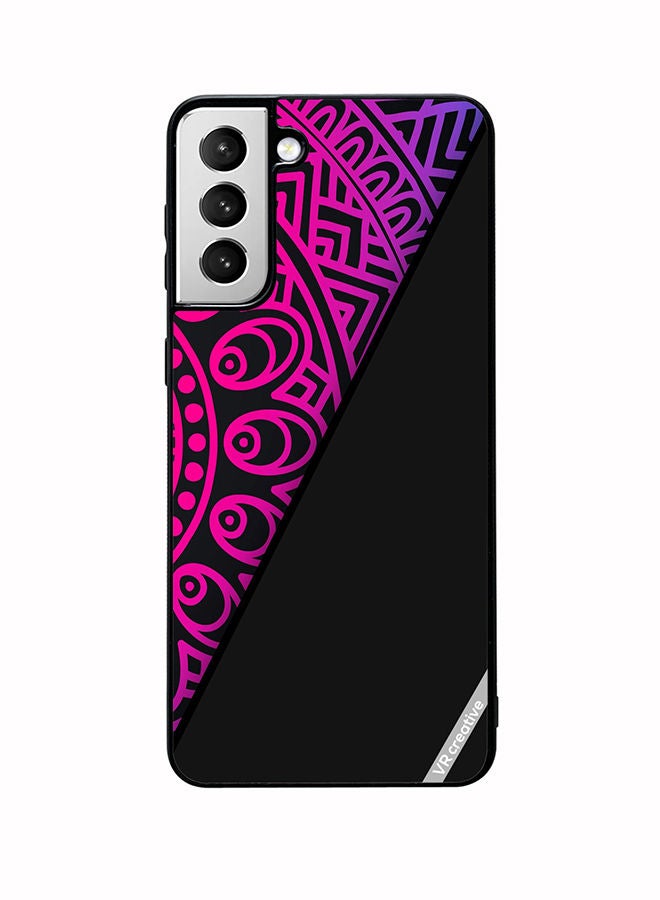 VR CREATIVE Protective Case Cover For Samsung Galaxy S22 Plus 5G Mandala Design Multicolour - Image 1