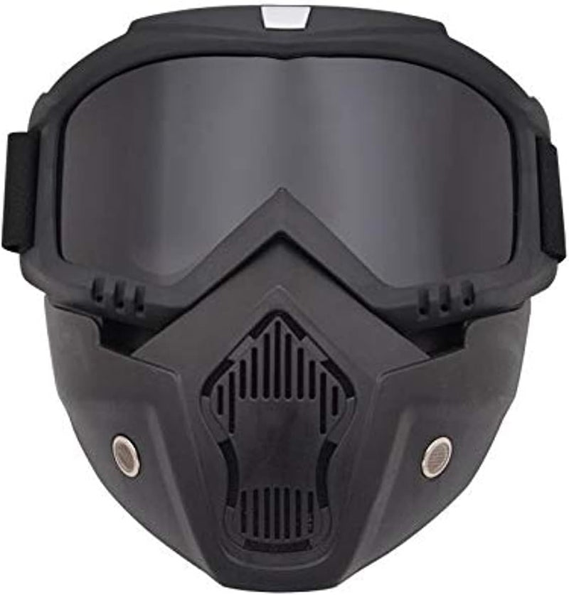 Motorcycle black face mask