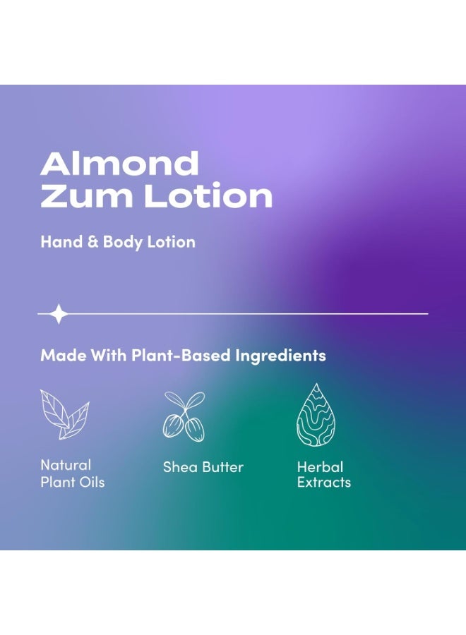 ZUM Zum Indigo Wild Hand & Body Lotion - Natural Hand Lotion for Dry Hands - Body Lotion for Women & Men - Body Moisturizers Include Shea Butter, Jojoba Oil & More - Almond Scent - 6 fl oz - Image 4