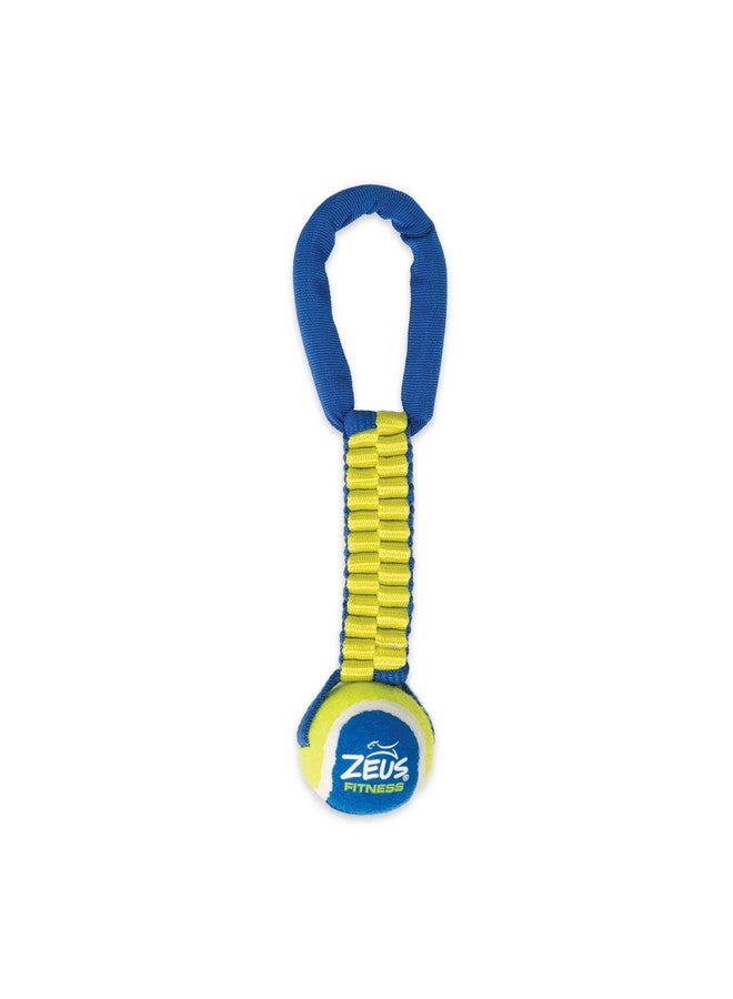 Rope & Ball Toy For Dog’S Training And Playing Purpose Making Them Active And Healthy (Tennis Ball Nylon Twist Tug)