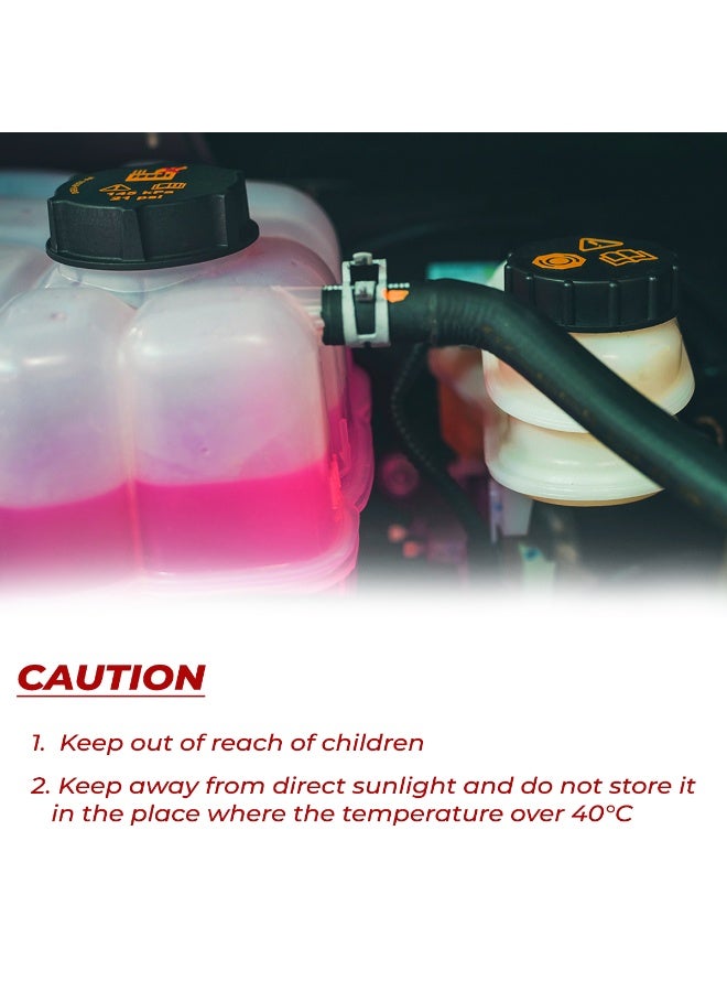 NORA Long Life Coolant N-261R 5 L High-Performance Ready-to-Use Engine Coolant Anti-Boil, Anti-Rust, Anti-Scale Long-Lasting Heat Protection Prevents Corrosion & Overheating Suitable for All Vehicles - Image 2