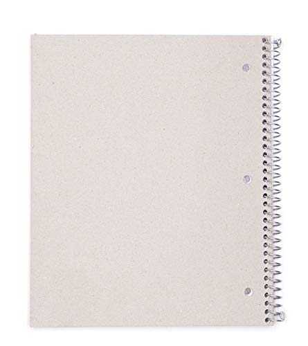 Mintra Office Durable Spiral Notebooks, 1 Subject, (Blue, Wide Ruled 3 Pack), 100 Sheets, Poly Pocket, Moisture Resistant Cover, Strong Chipboard back, For School, Office, Business - Image 5