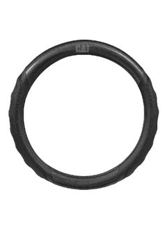 CAT Durable and Comfortable Hex-Carbon Japanese Grip Car Steering Wheel Cover Black 14.5-15.5 Inch CASW-7812-BK  - Image 1