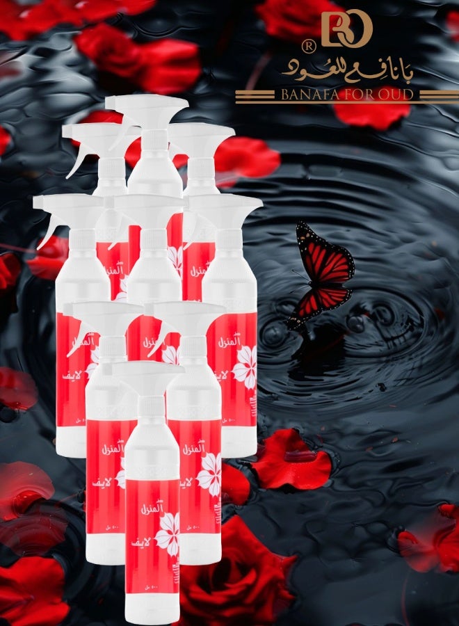 بانافع 9 قطع معطر منزل لايف 500مل - Image 1