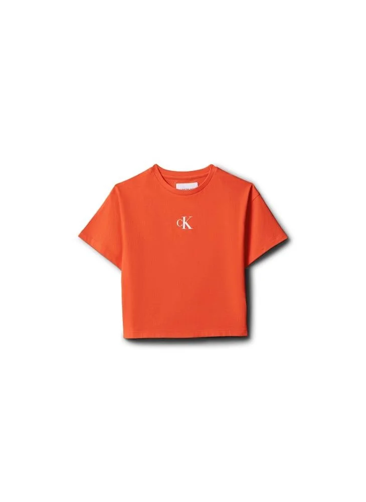 Calvin Klein Jeans  Kids Logo Boxy T-Shirt for Women | Best Price UAE