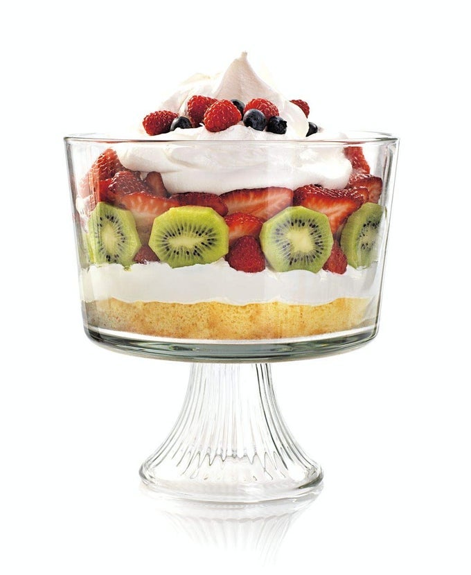 MONACO GLASS TRIFLE BOWL 104 OZ