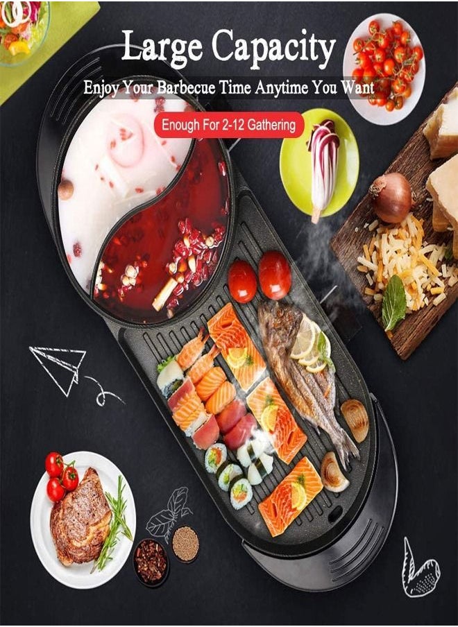 NKX - Multi-Function Electric Barbecue Oven Grilled Pan with 5 Temperature Adjustment - Image 1