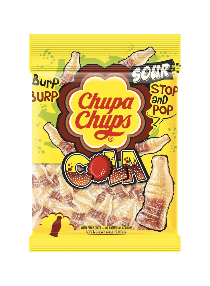 تشوبا تشوبس حلوى جيلي حامضة بنكهة الكولا 160جم - Image 1