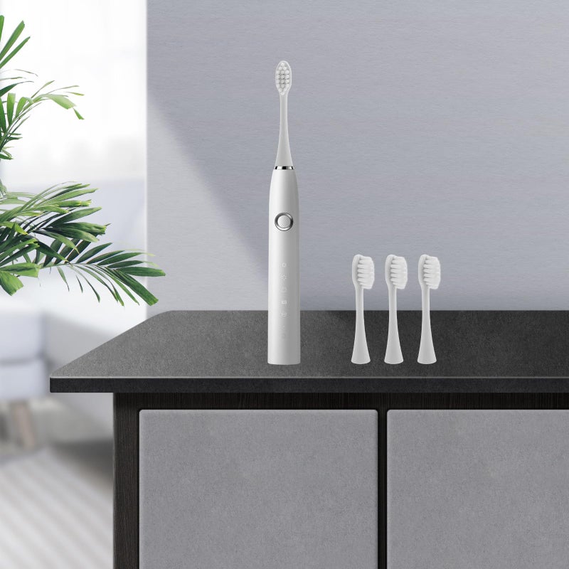 3Pcs Soft Bristle Replacement Electric Toothbrush Heads For Adults Oral Care - Image 5
