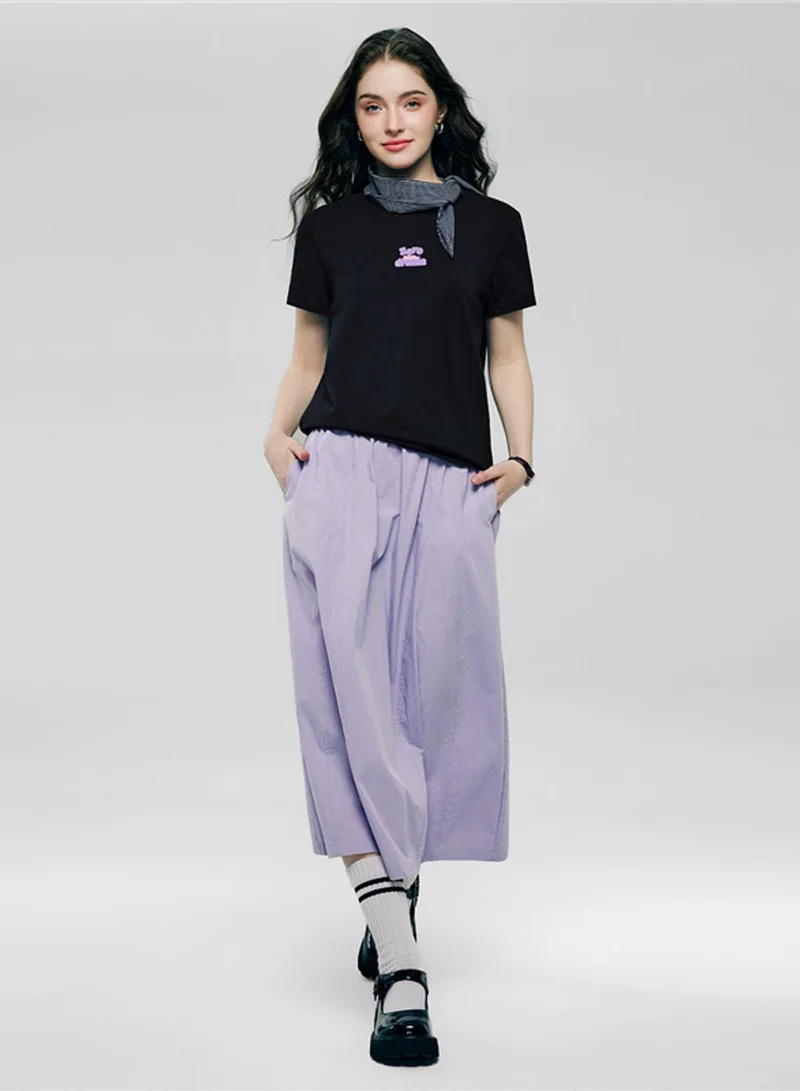 جيوردانو Women’s Cotton Crew Neck Printed Comfort Tee