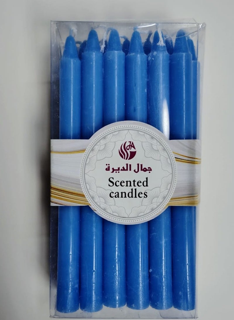 Scented Candle Scented Candles Blue 18 Pieces Set 14 cm  - Image 3