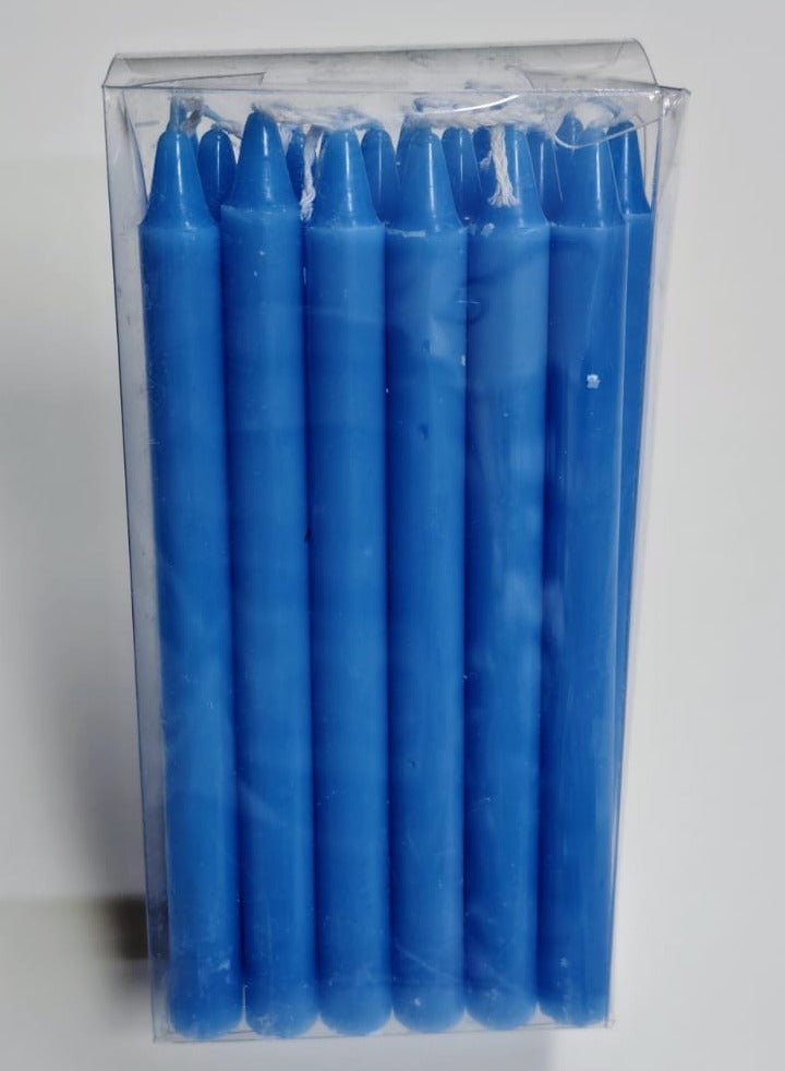 Scented Candle Scented Candles Blue 18 Pieces Set 14 cm  - Image 4