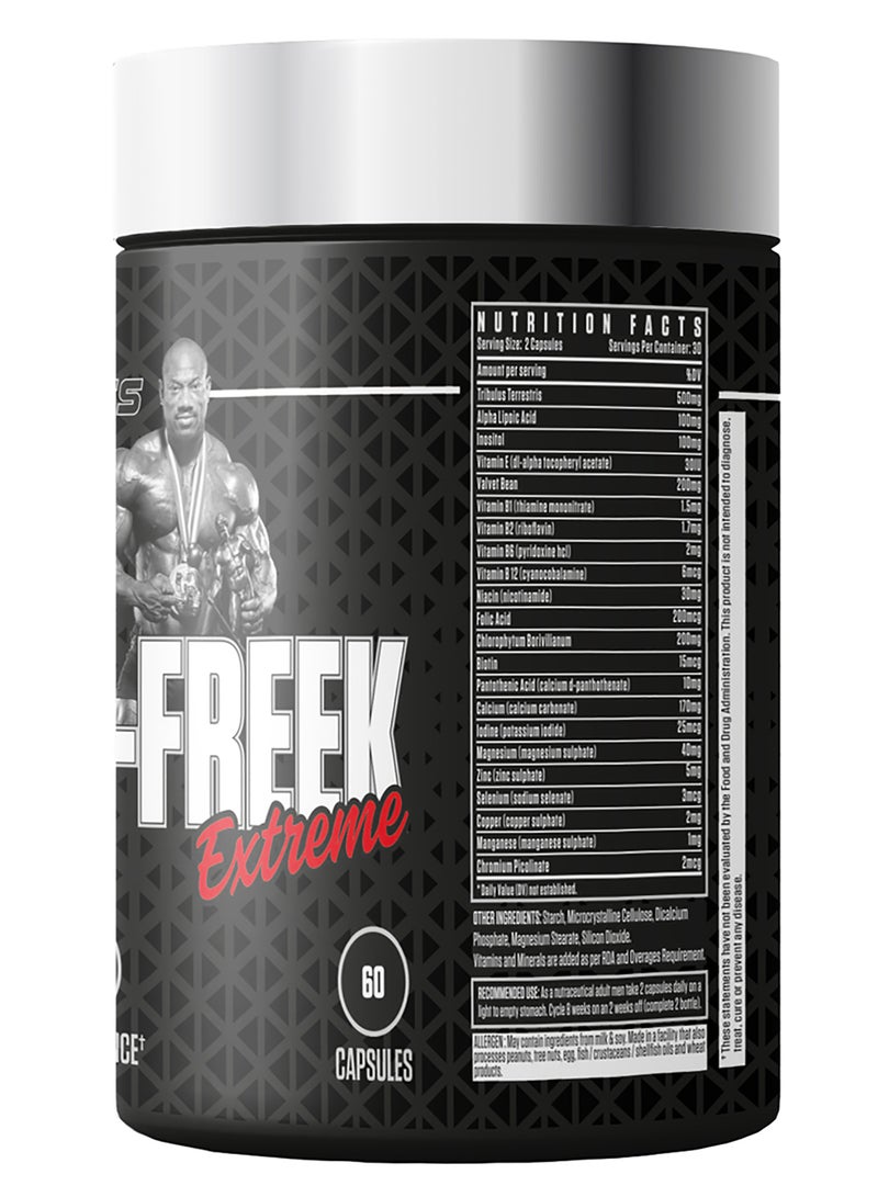 DEXTER JACKSON Black Series Testro Freek Extreme – 60 Veg Capsules - Image 3