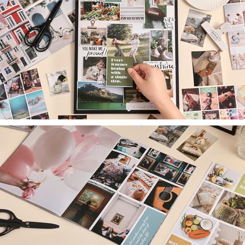 PAGEMORE Vision Board Book - 1200+ New and Improved Vision Board Pictures and Quotes for Vision Board Kit,Realize Dreams and Create Life Goals, Magazine for Vision Board Clip Art and Collage Book - Image 4