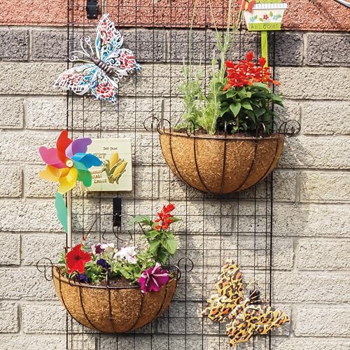 NACETURE Gridwall Hooks 16 Pcs Display Hook for Grid Wall Panel Grid Hooks with Extra Hanger On The Bottom Durable Wall Panel for Hanging Retail - Image 3