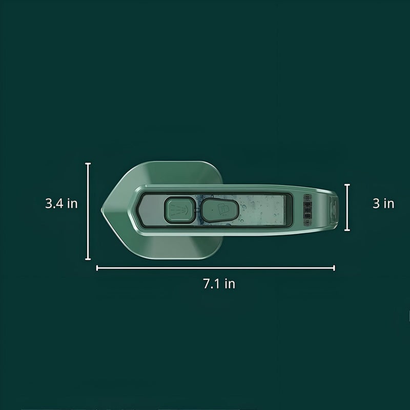 Portable Steamer - Compact Cordless Steam Iron for Quick Clothing Touch-Ups, Ideal for Home Use and Travel, Lightweight and Easy to Handle in Green (3 piece of the color shown) - Image 4