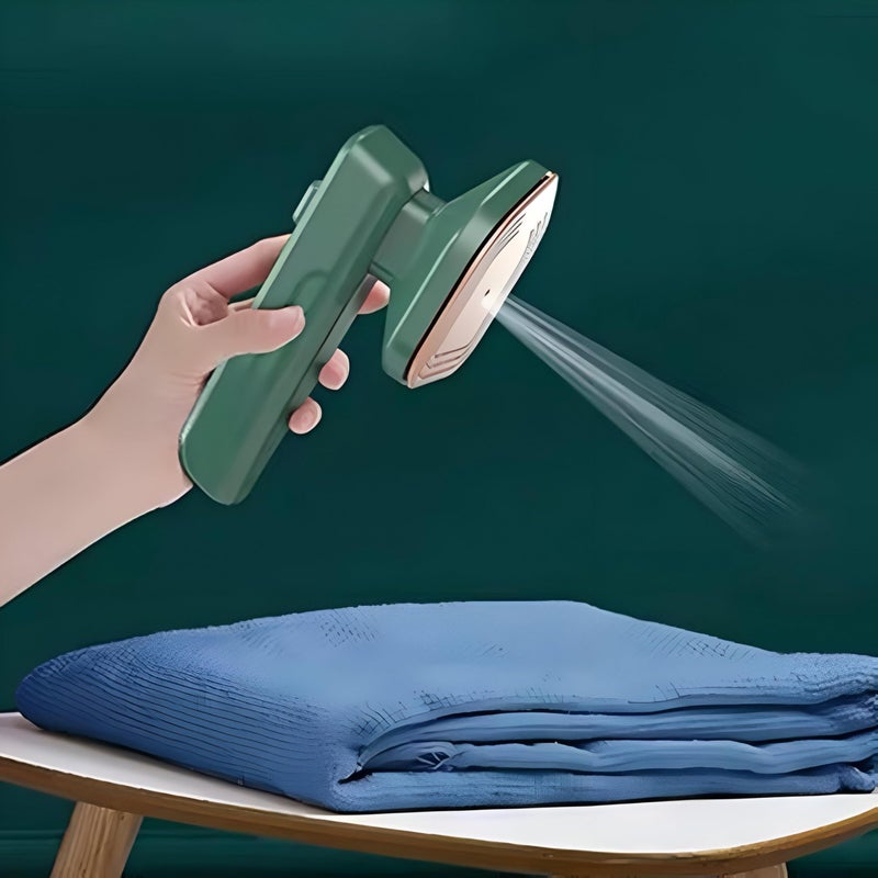 Portable Steamer - Compact Cordless Steam Iron for Quick Clothing Touch-Ups, Ideal for Home Use and Travel, Lightweight and Easy to Handle in Green (3 piece of the color shown) - Image 3