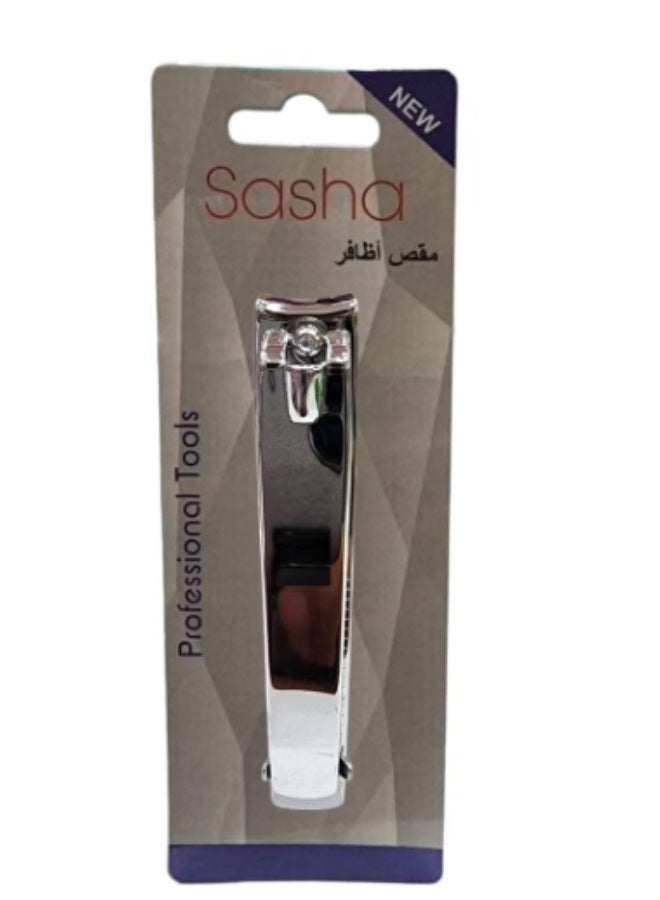ساشا 2 قطعة مقص أظافر فضي قصاف أظافر مع مبرد اظافر - Image 2