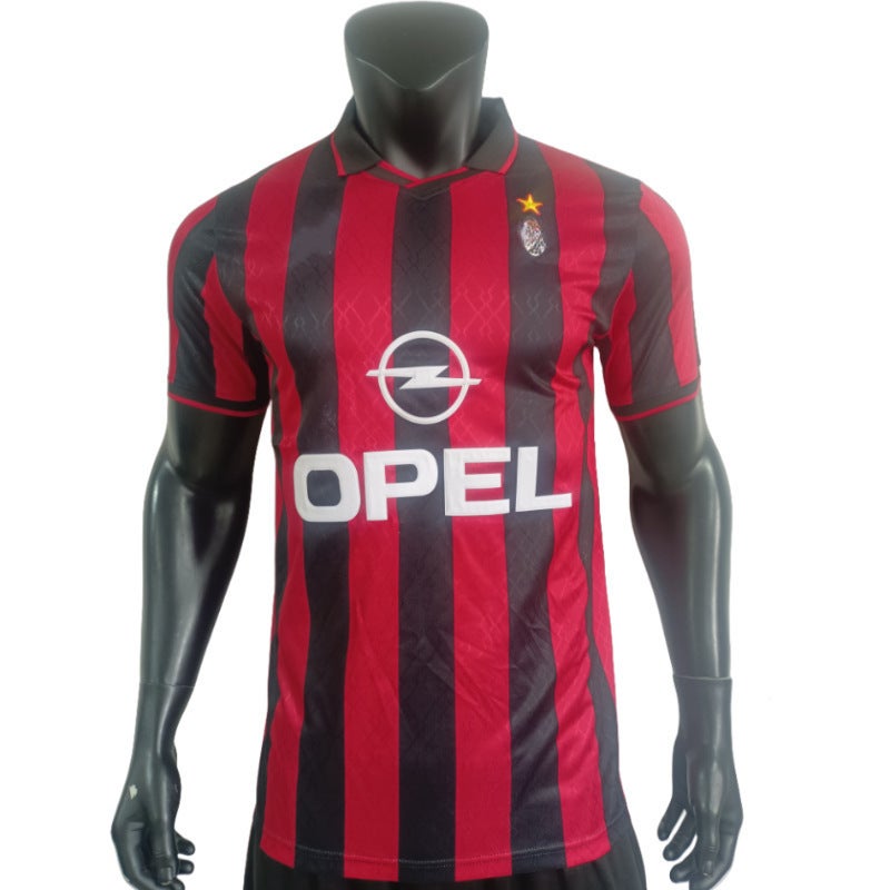 Retro Football Uniform Series Jersey Bar S Germany Spain Santos Ac Man L Can Be Printed - Image 4