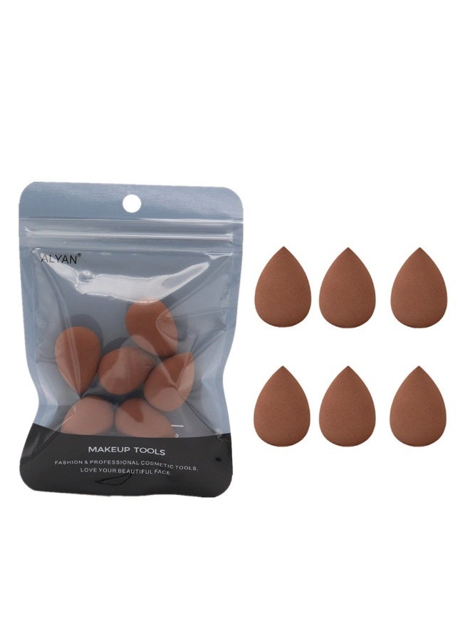 Beauenty Mini Beauty Egg Cotton Super Soft Powder Puff with Powderless Eyeshadow Mini Beauty Egg Cotton Super Soft Powder Puff with powderless Eyeshadow Brown - Image 1