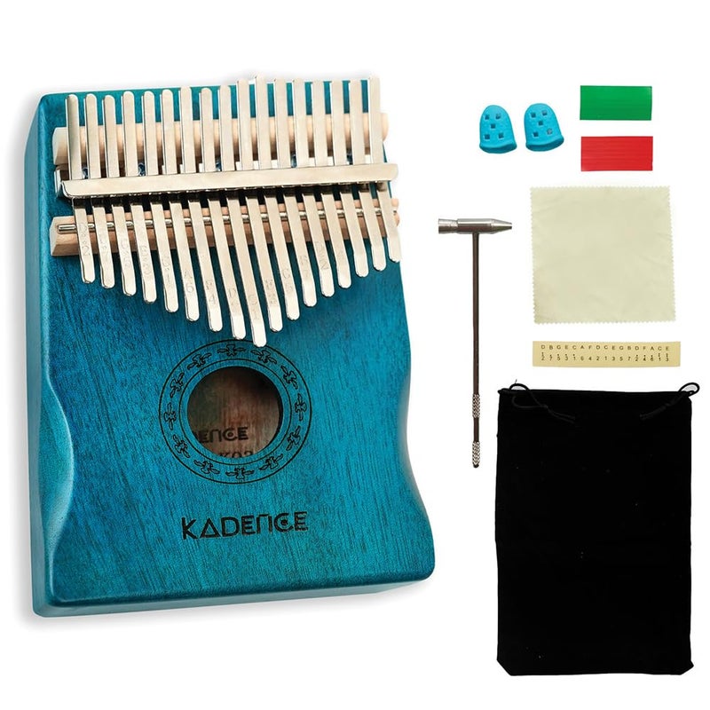 Kadence 17 مفتاح كاليما باهتة مع مسند ذراع من خشب زهر الخوخ بيانو إبهام (ماريمبا، بيانو أصابع) - Image 1