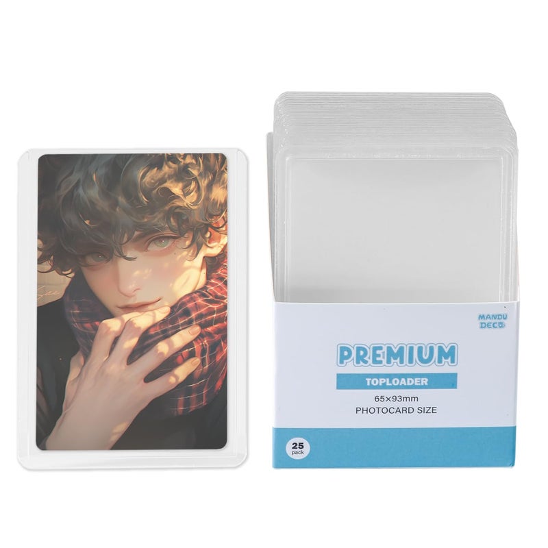 Mandu Deco PVC Free Toploaders, Perfect Fit for Kpop Album Sized Photocards, 2.5" x 3.5" (Pack of 25) - Image 5