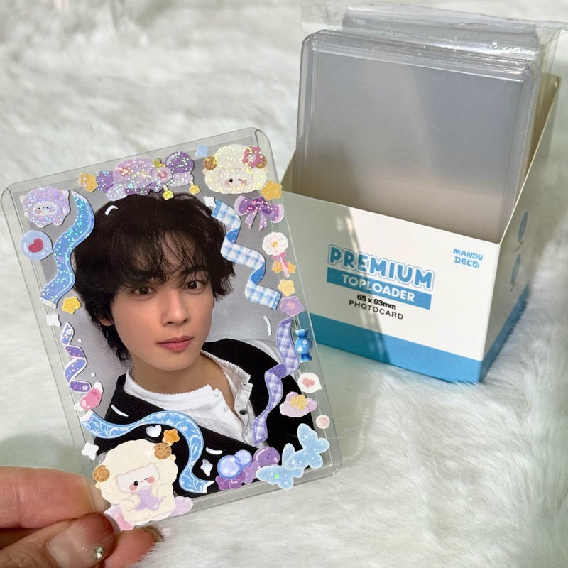 Mandu Deco PVC Free Toploaders, Perfect Fit for Kpop Album Sized Photocards, 2.5" x 3.5" (Pack of 25) - Image 3