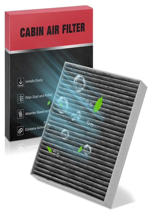 BDFHYK Cabin Air Filter with Activated Carbon Compatible with Kia Optima 2016 2017 2018 2019 2020, Compatible with Hyundai Sonata 2016 2017 2018 2019, Replace# CF12159, 97133C1010, PC99206CP - Image 1