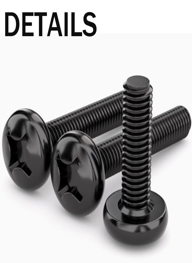 KUNHEHO M4 10mm TV/Monitor Wall Mount Screws VESA Compatible for 75x75mm and 100x100mm Brackets for Mounting Any TV/Monitor Pack of 8 - Image 4