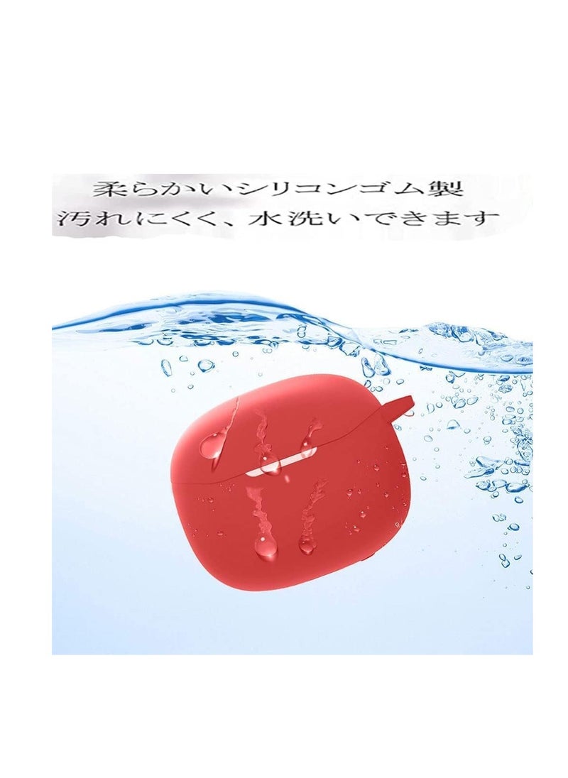 Generic - Silicone Portable Scratch Shock Resistant Cover with Carabiner for Anker Soundcore R100 (Red) - Image 1