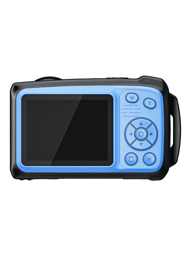 4K Digital Camera Dual Screen Waterproof Camera HD Anti-shake Head Wear Riding Outdoor Sports Camera Camera-Color:Dark Gray  - Image 5